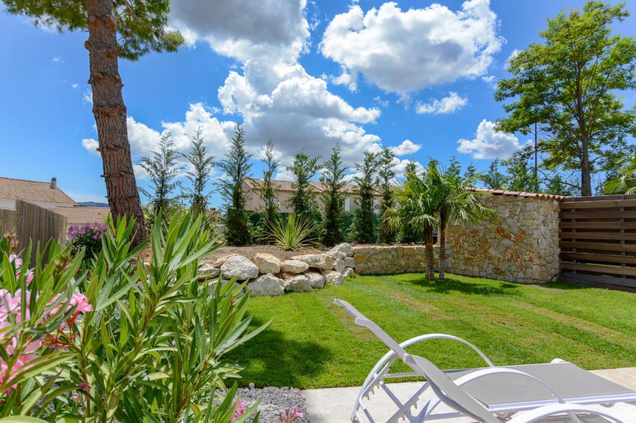 Villa T2 Independante Piscine Privee Jardin Bouc-Bel-Air Buitenkant foto